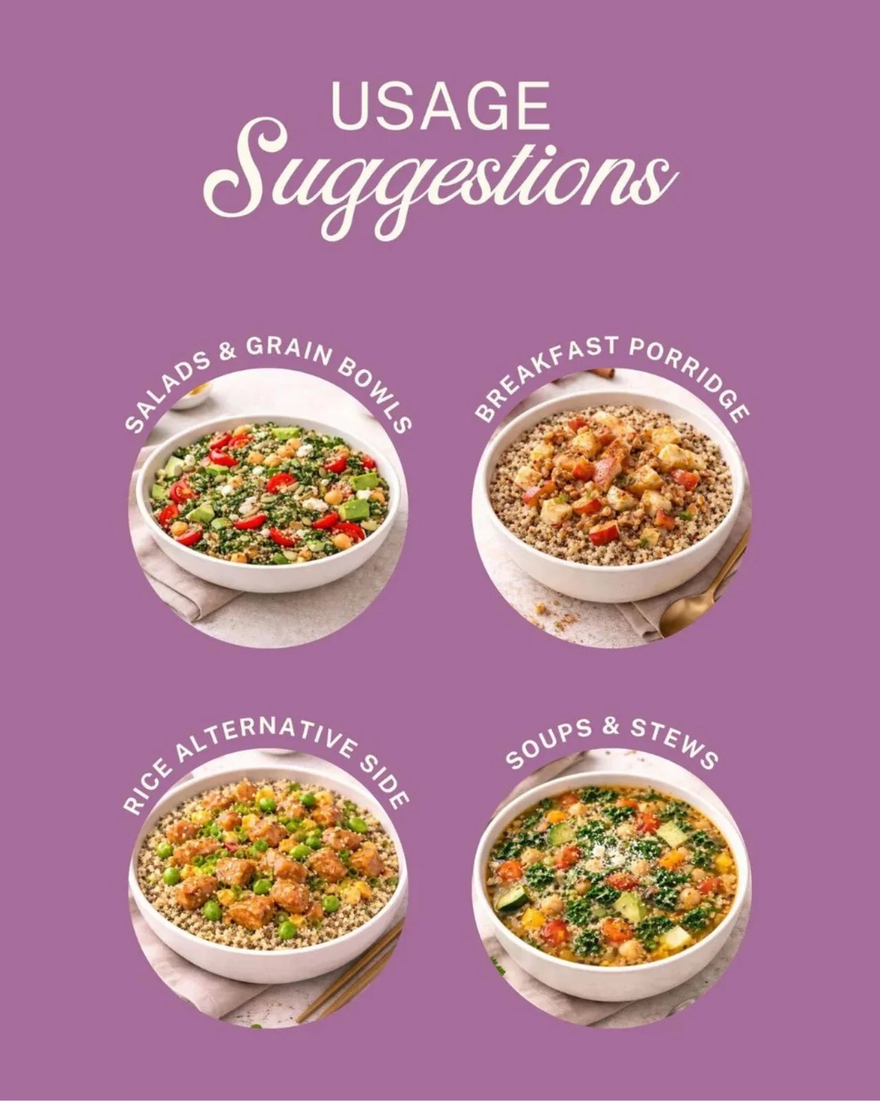 ELEPHANT &amp; FIG TREE TRI-COLOR QUINOA (350g)