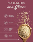 ELEPHANT & FIG TREE WHOLE GRAIN WHITE QUINOA (500g)