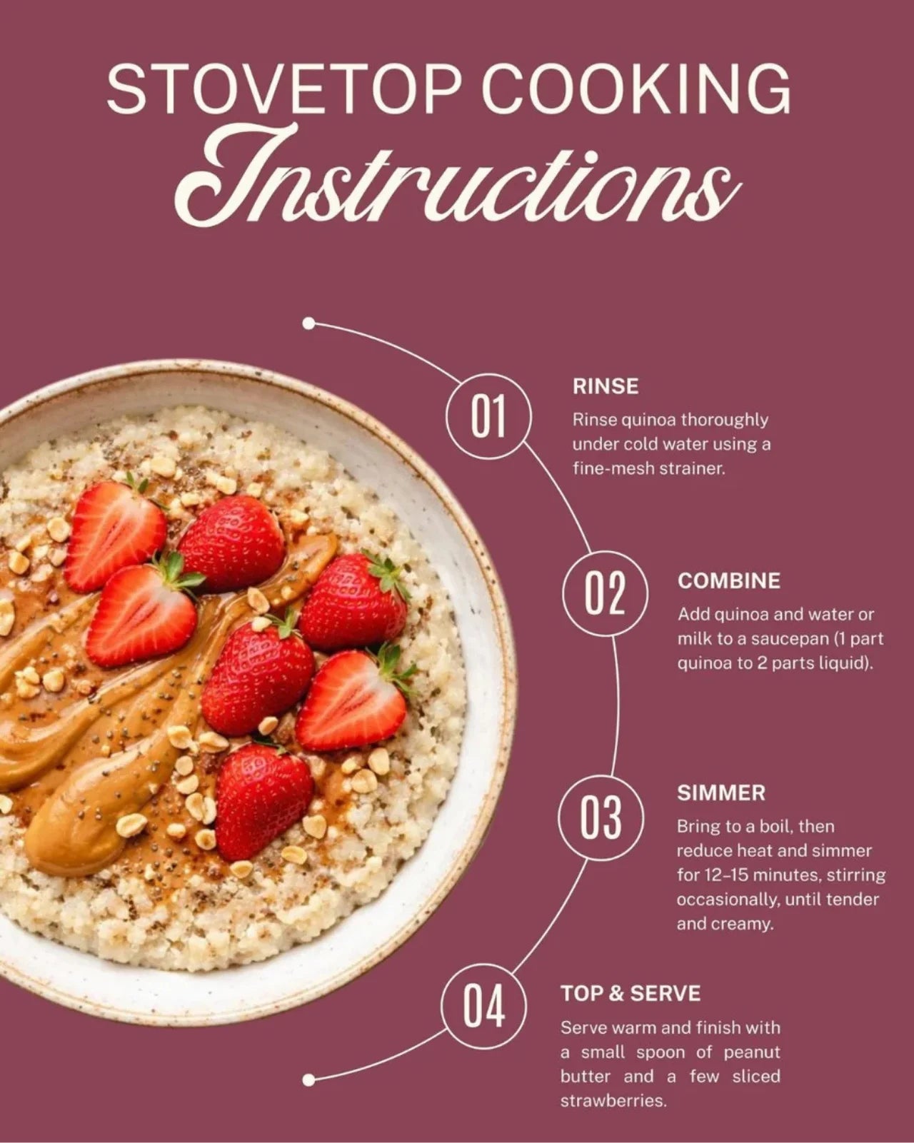 ELEPHANT &amp; FIG TREE WHOLE GRAIN WHITE QUINOA (500g)