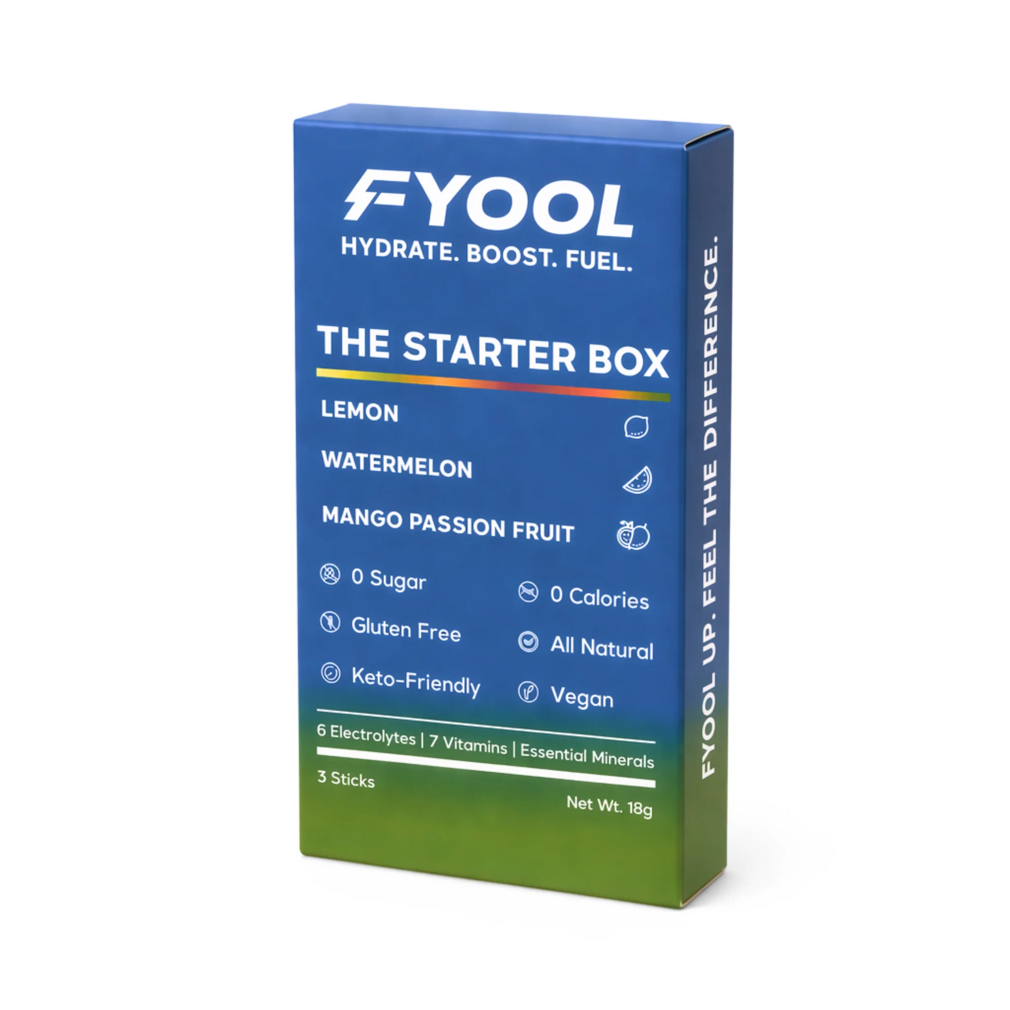FYOOL ELECTROLYTE DRINK - THE STARTER BOX (3 STICKS)