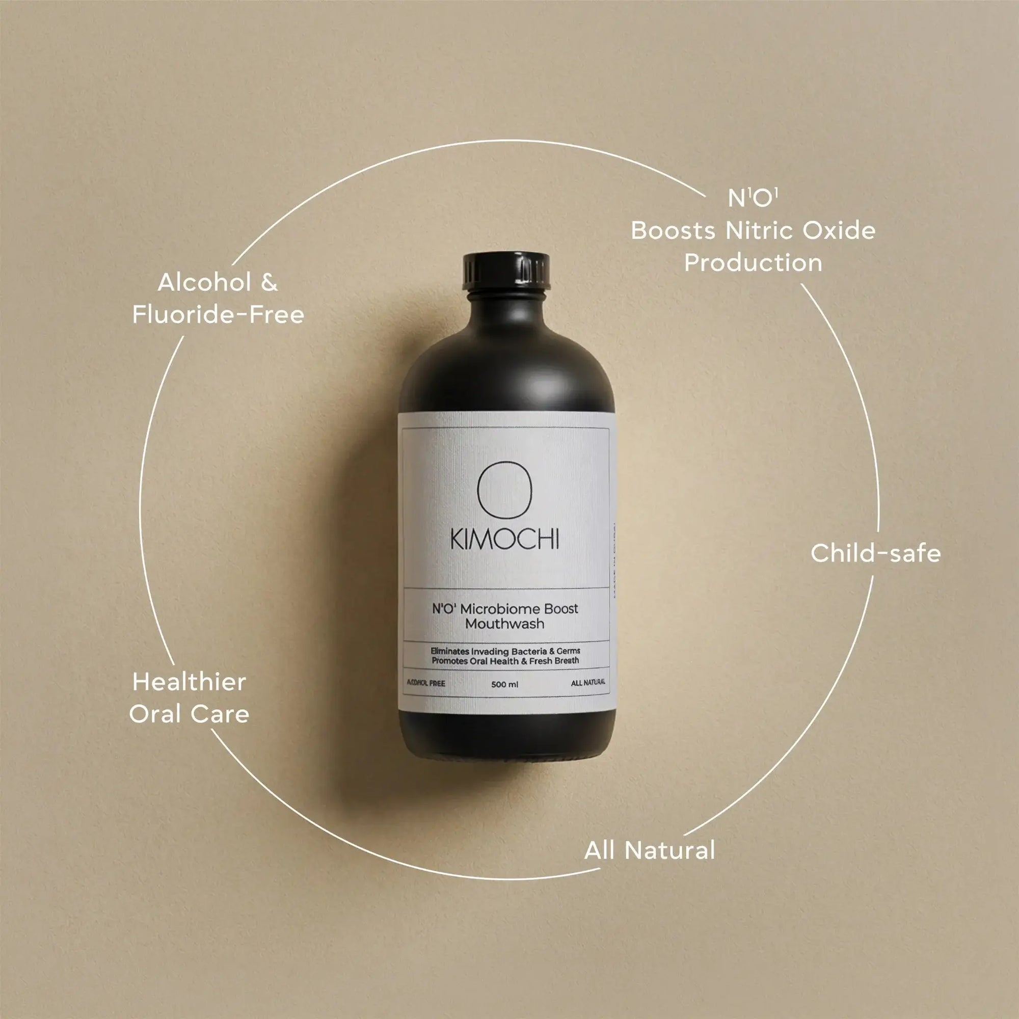 KIMOCHI N¹O¹ MICROBIOME BOOST MOUTHWASH (500ml)