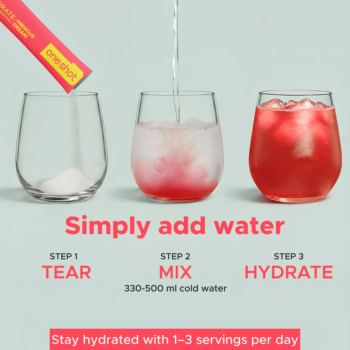 ONESHOT HYDRATE HIBISCUS DREAM (14 Sticks)