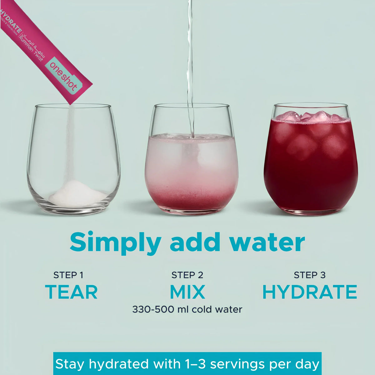 ONESHOT HYDRATE VARIETY PACK (30 Sticks)
