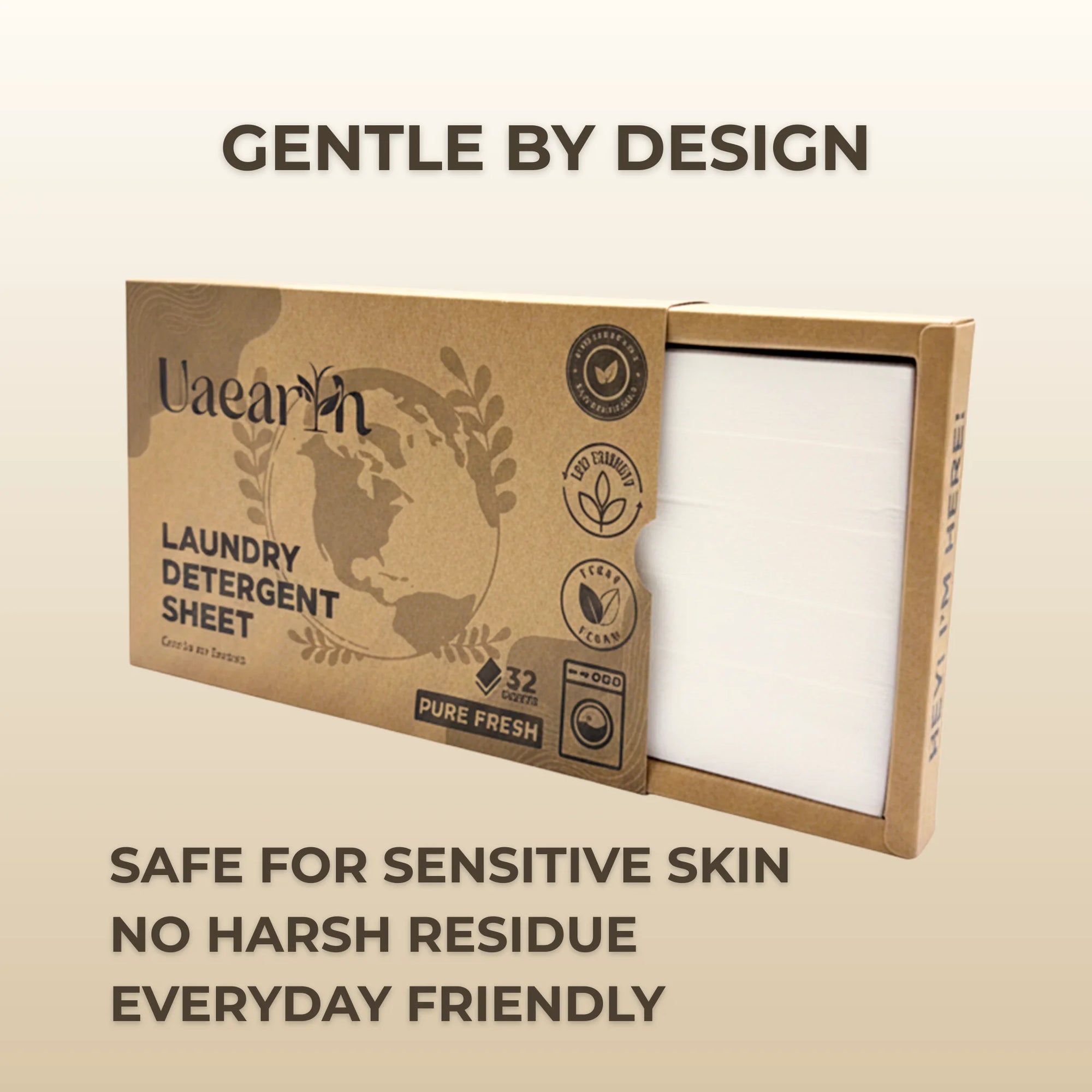 UAEARTH LAUNDRY DETERGENT SHEETS (32 pcs)