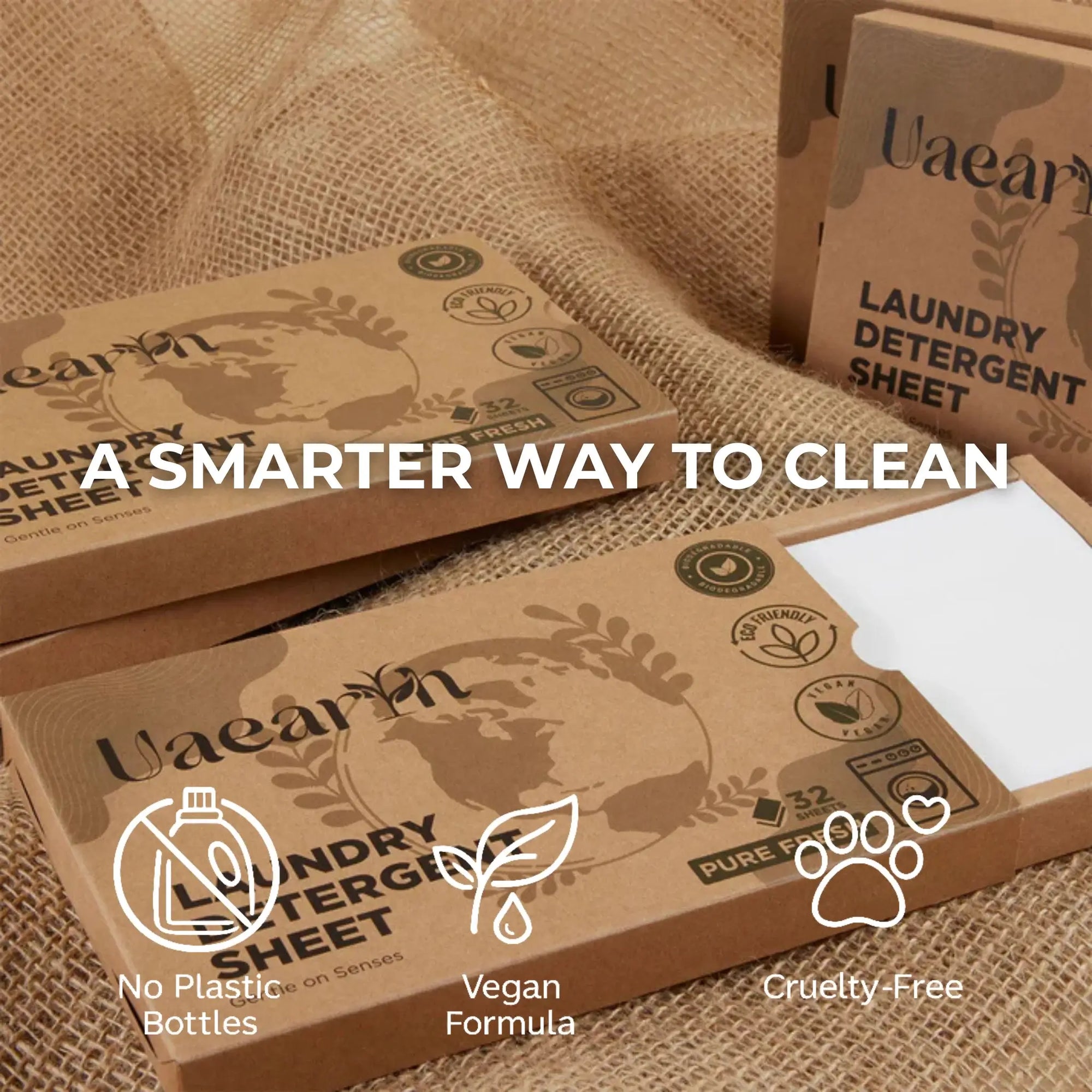 UAEARTH LAUNDRY DETERGENT SHEETS (32 pcs)