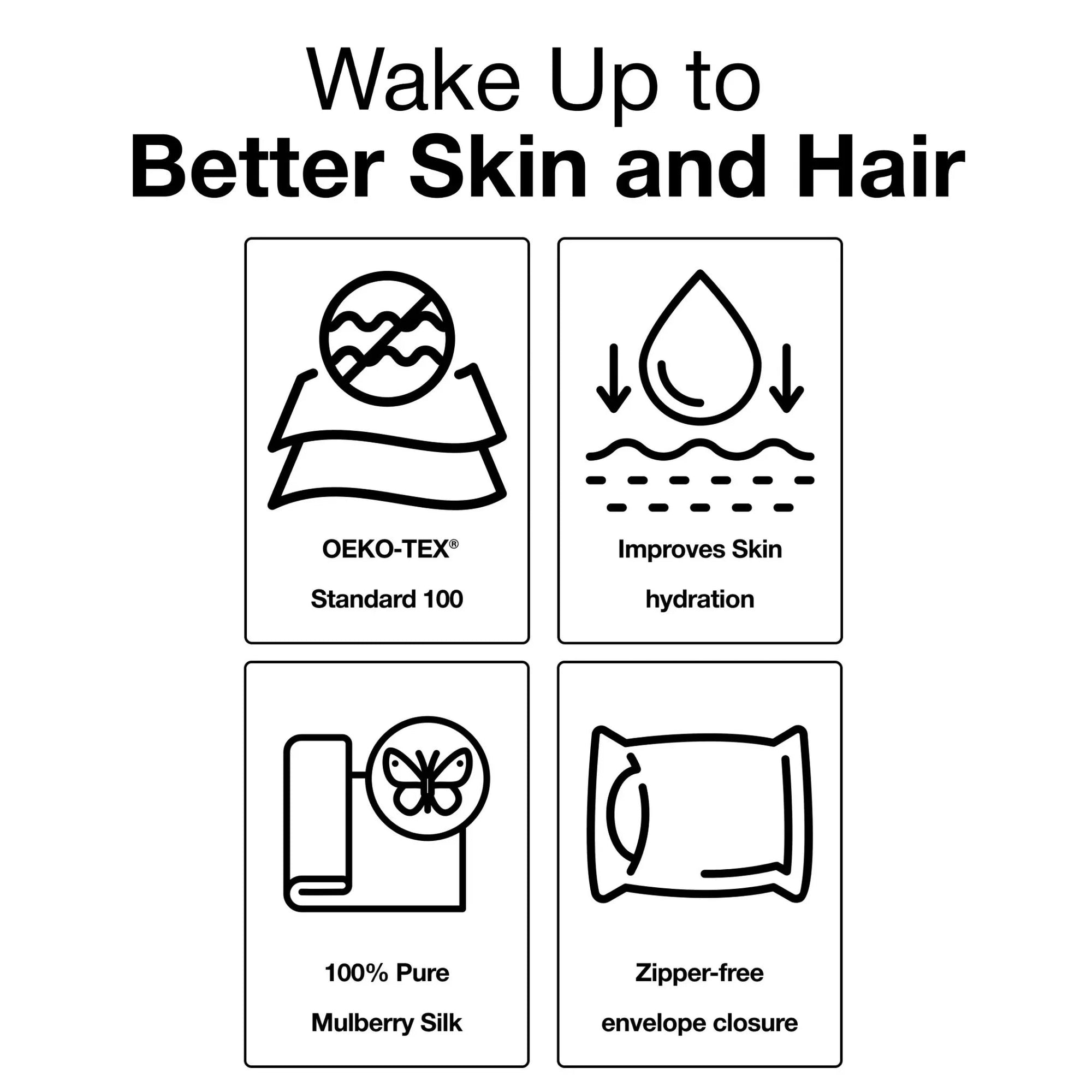 BETTER PURE SILK PILLOWCASE - SQOON