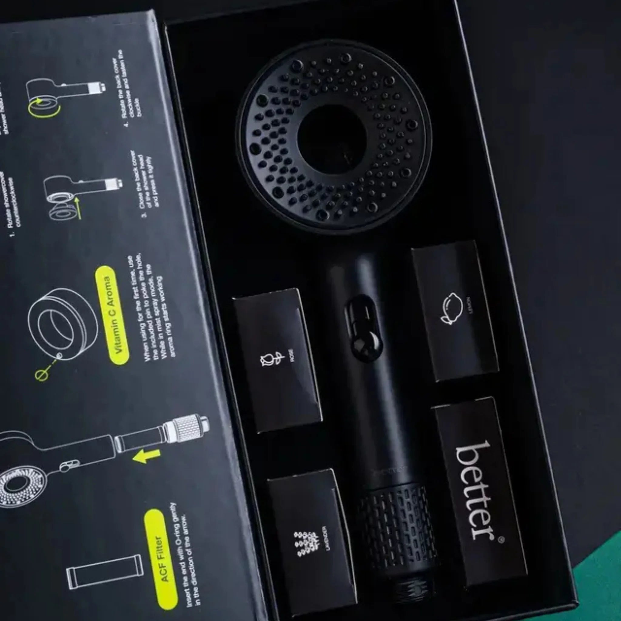 BETTER SHOWERHEAD - SQOON