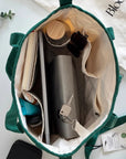 BLOOMSPOON BOAT TOTE BAG IN ORGANIC COTTON CANVAS - SQOON