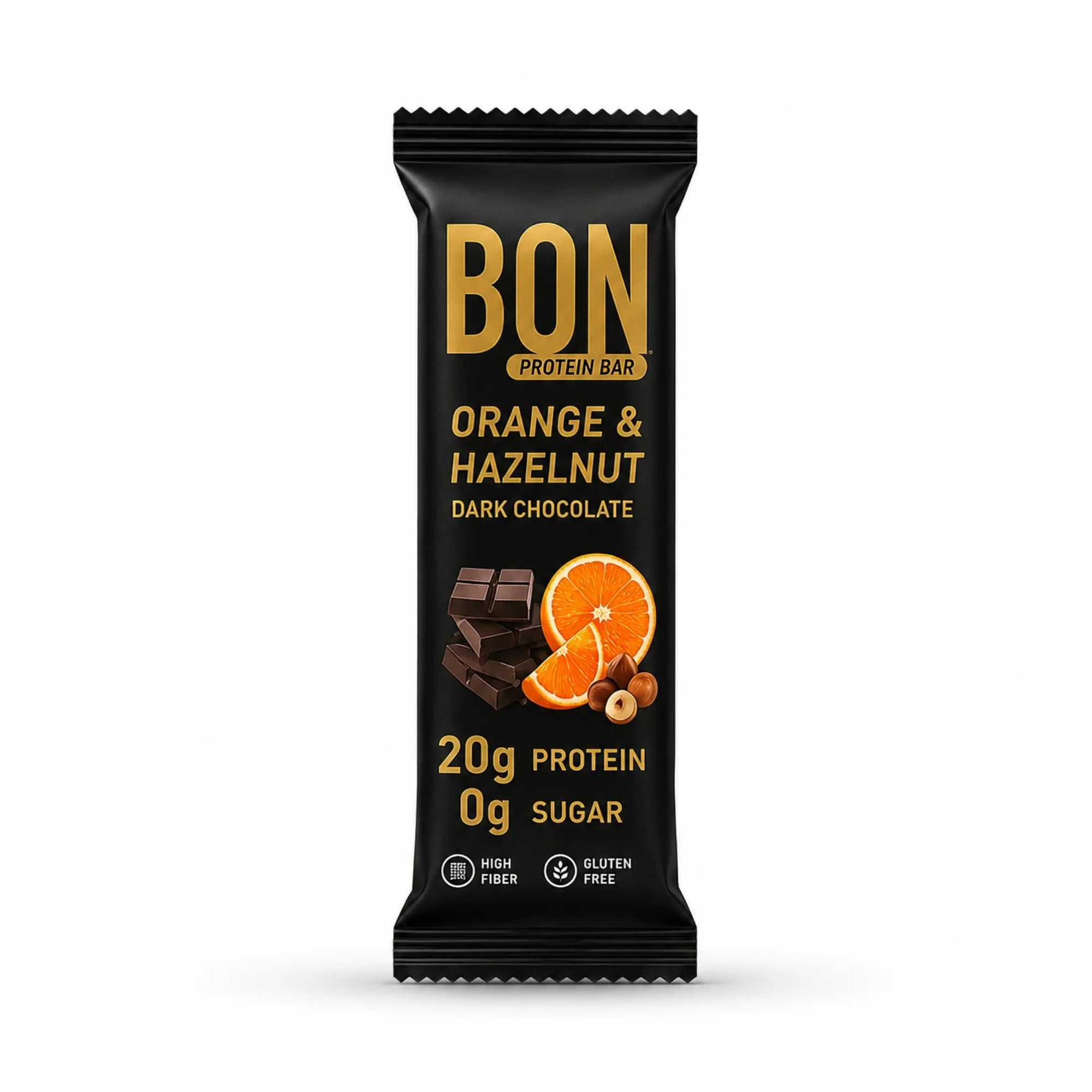 BON PROTEIN BAR - ORANGE & HAZELNUT - SQOON
