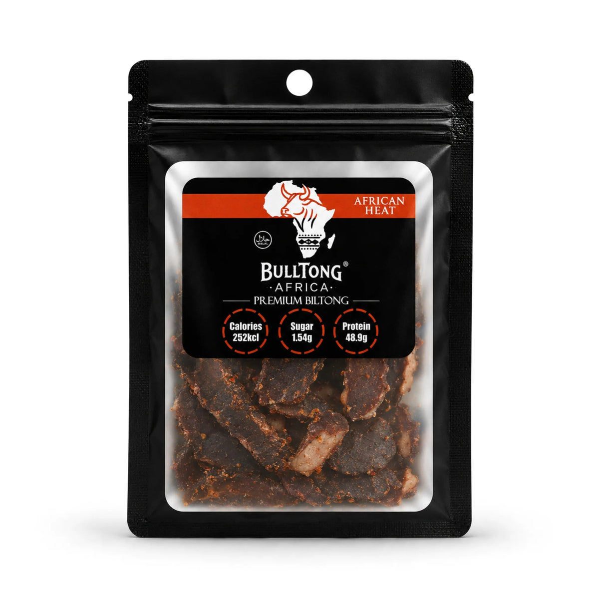 BULLTONG AFRICA PREMIUM BILTONG - AFRICAN HEAT - SQOON