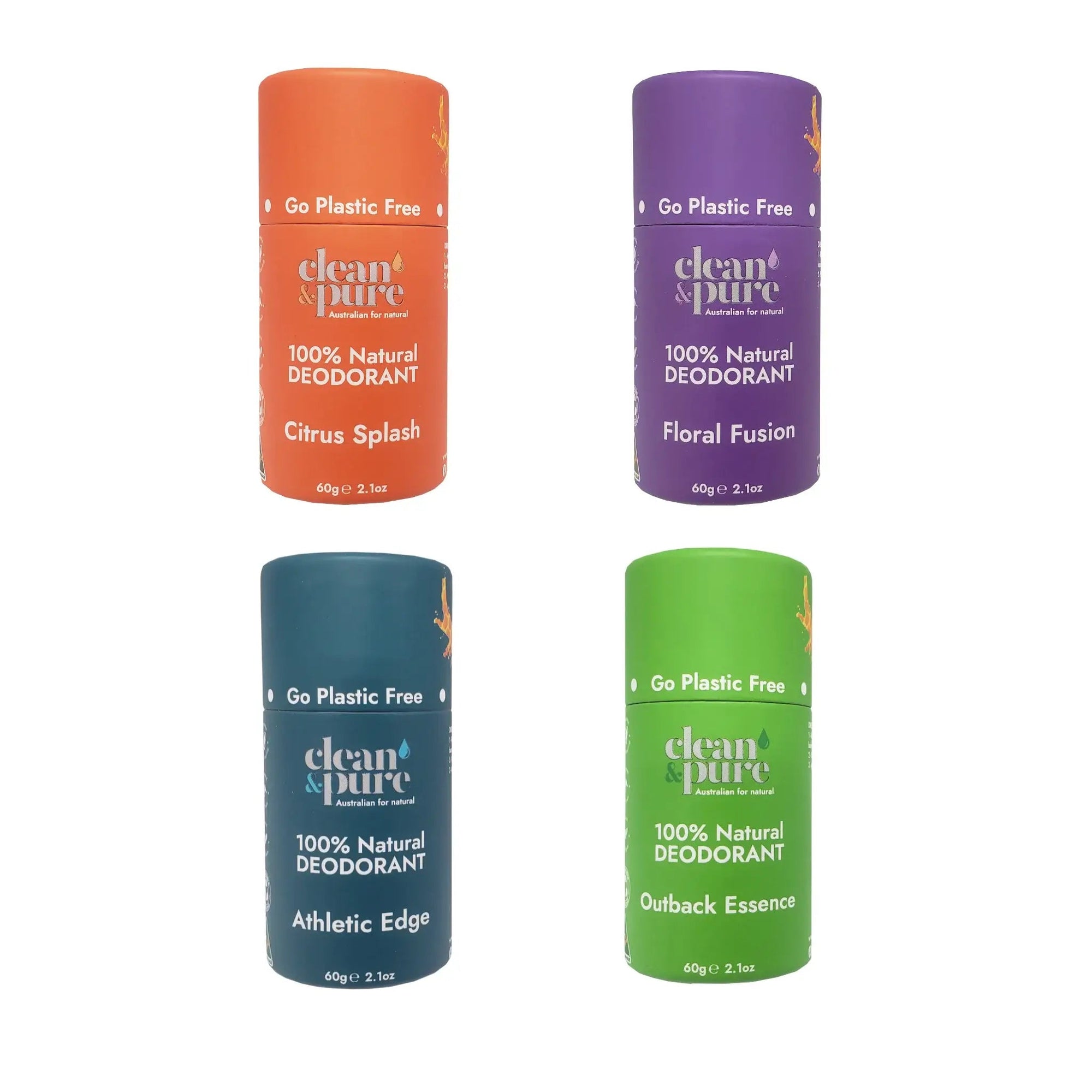 CLEAN & PURE DEODORANTS - BUNDLE & SAVE - SQOON