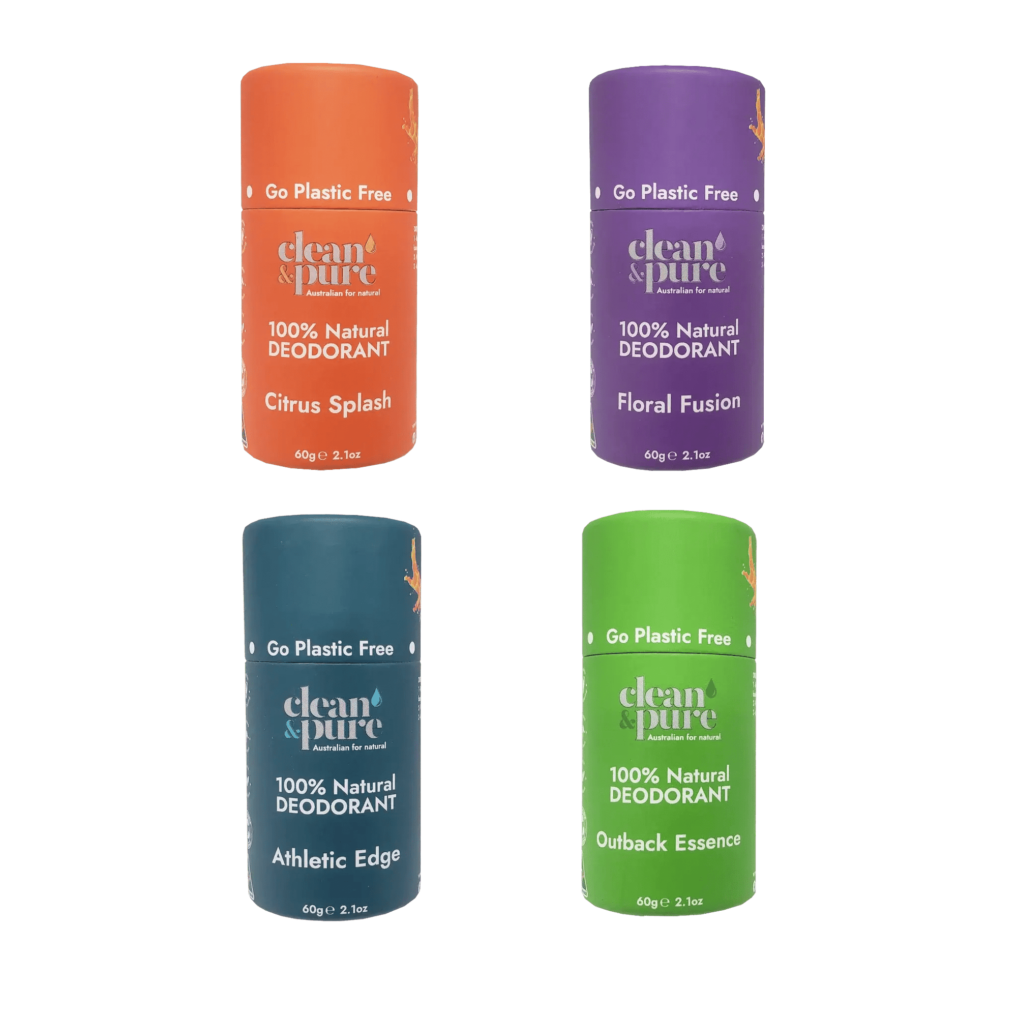 CLEAN & PURE DEODORANTS - BUNDLE & SAVE - SQOON