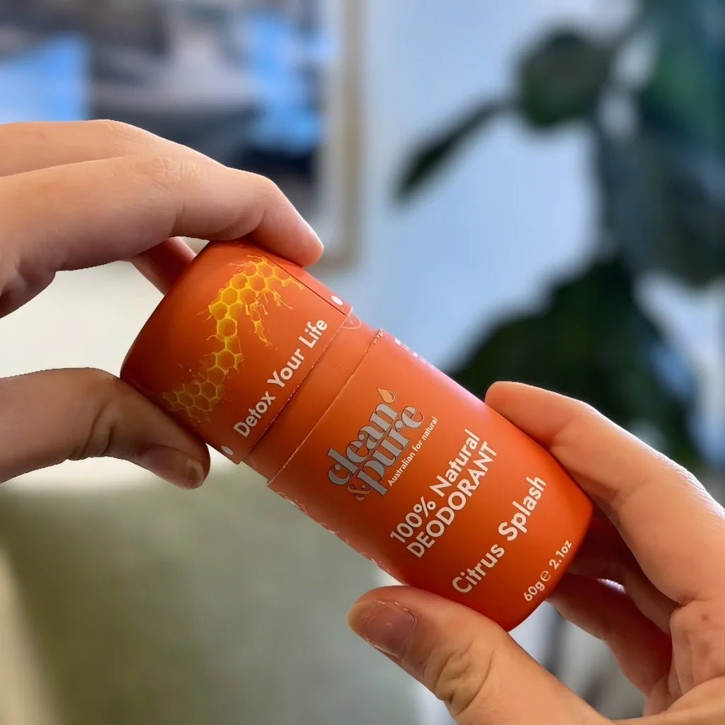 CLEAN &amp; PURE GPF DEODORANT - CITRUS SPLASH - SQOON