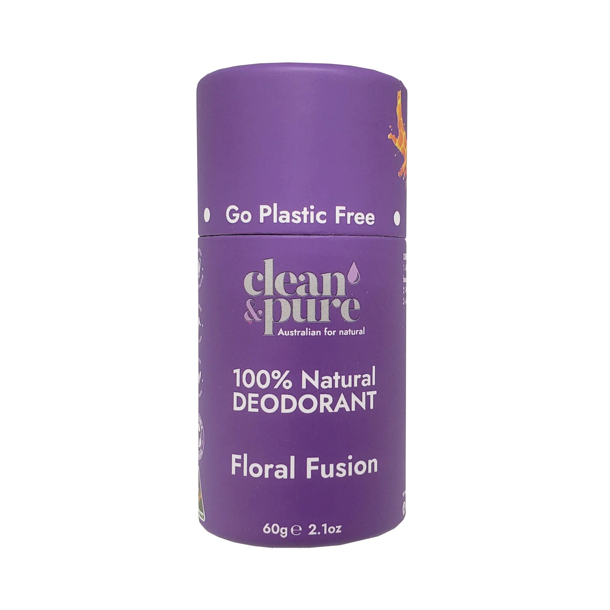 CLEAN & PURE GPF DEODORANT - FLORAL FUSION - SQOON