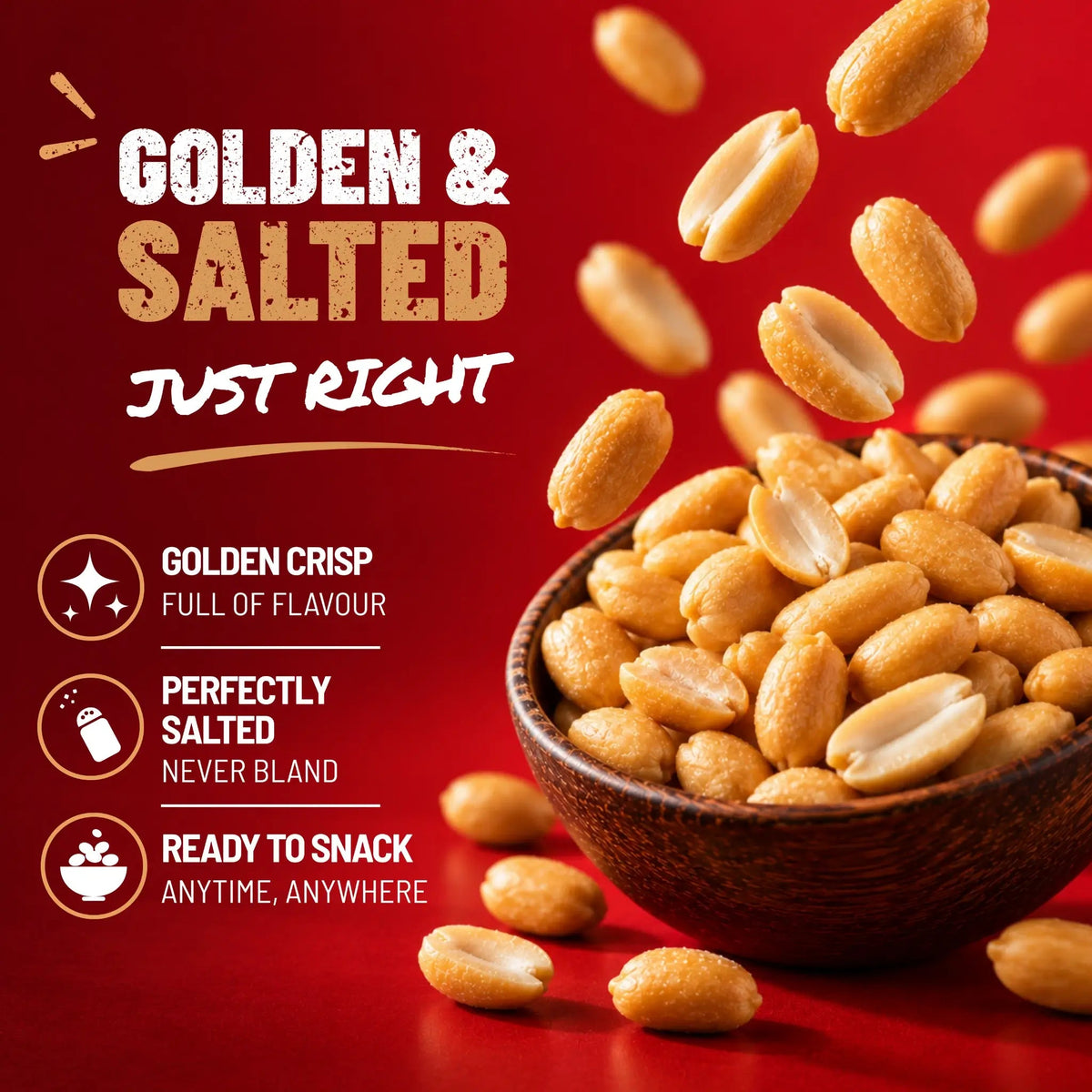 CRUNCHOS - PEANUTS (100g) - TEST - SQOON