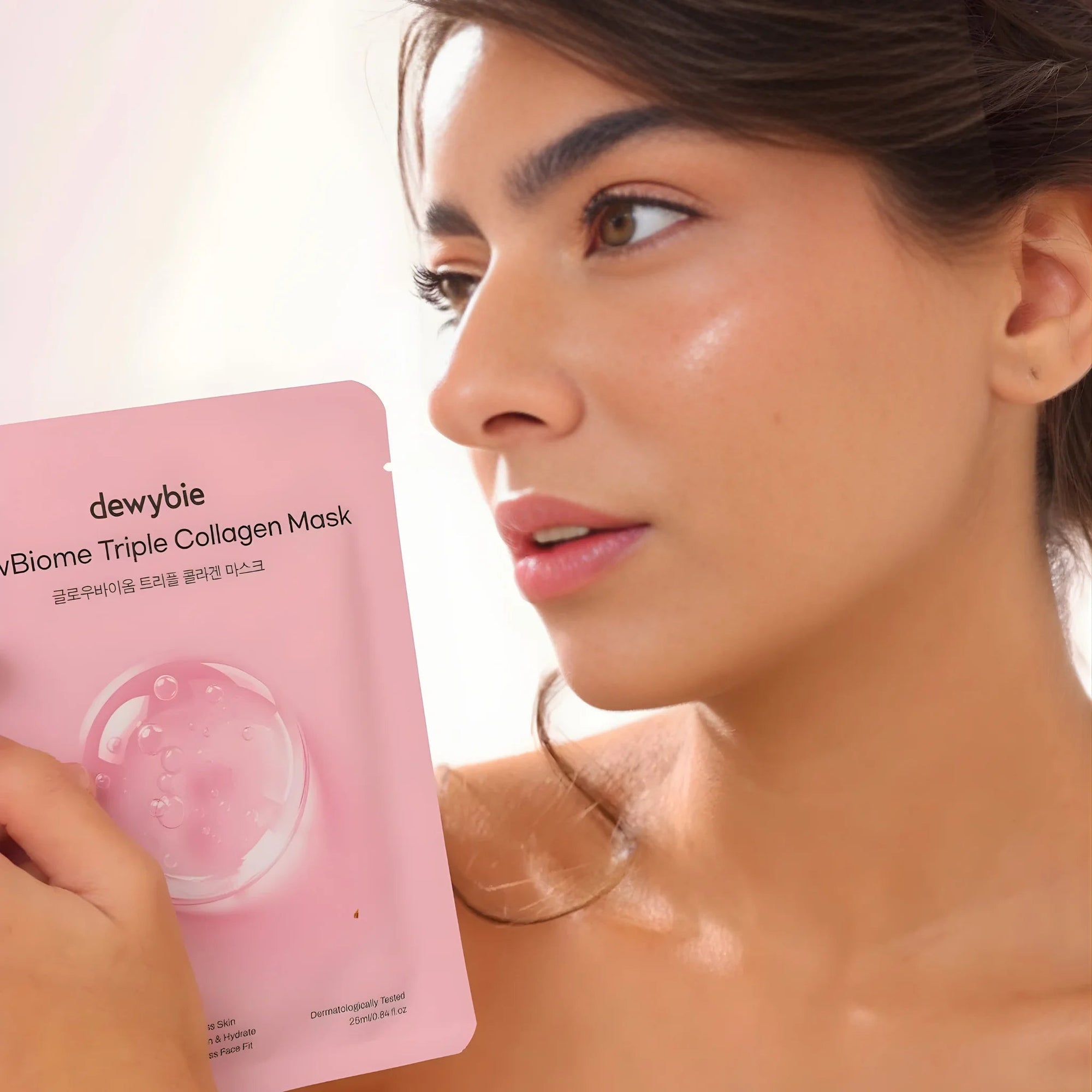 DEWYBIE GLOWBIOME™ TRIPLE COLLAGEN MASK (PACK OF 4x SACHETS) - SQOON