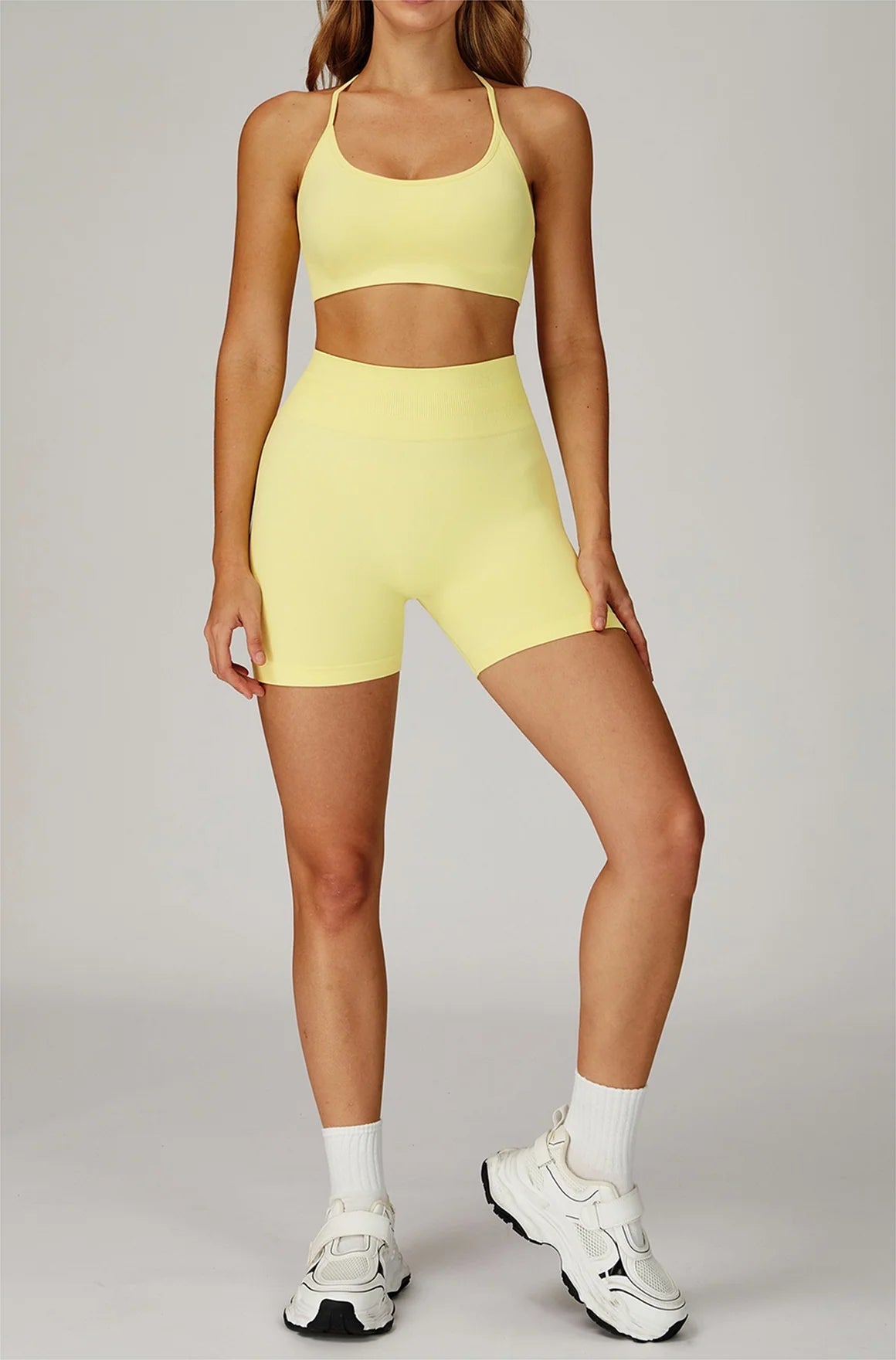 DUNIQ SCULPTING SHORTS - LEMON - SQOON