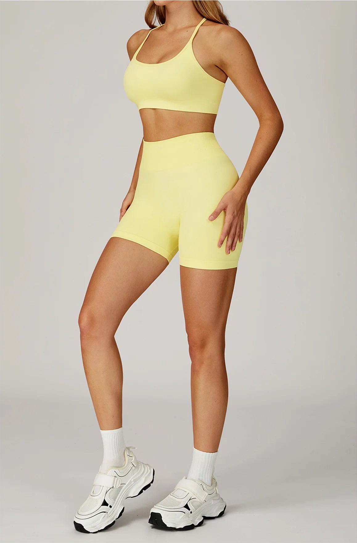 DUNIQ SCULPTING SHORTS - LEMON - SQOON