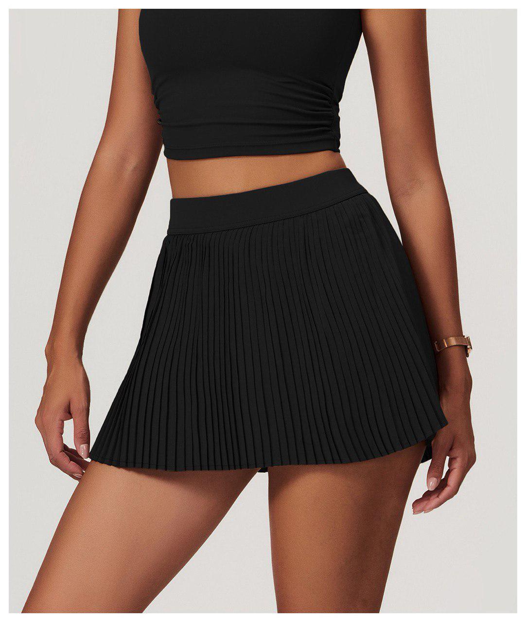 DUNIQ TENNIS & PADEL SKIRT - BLACK - SQOON