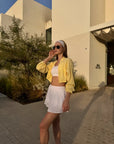 DUNIQ TENNIS & PADEL SKIRT - WHITE - SQOON