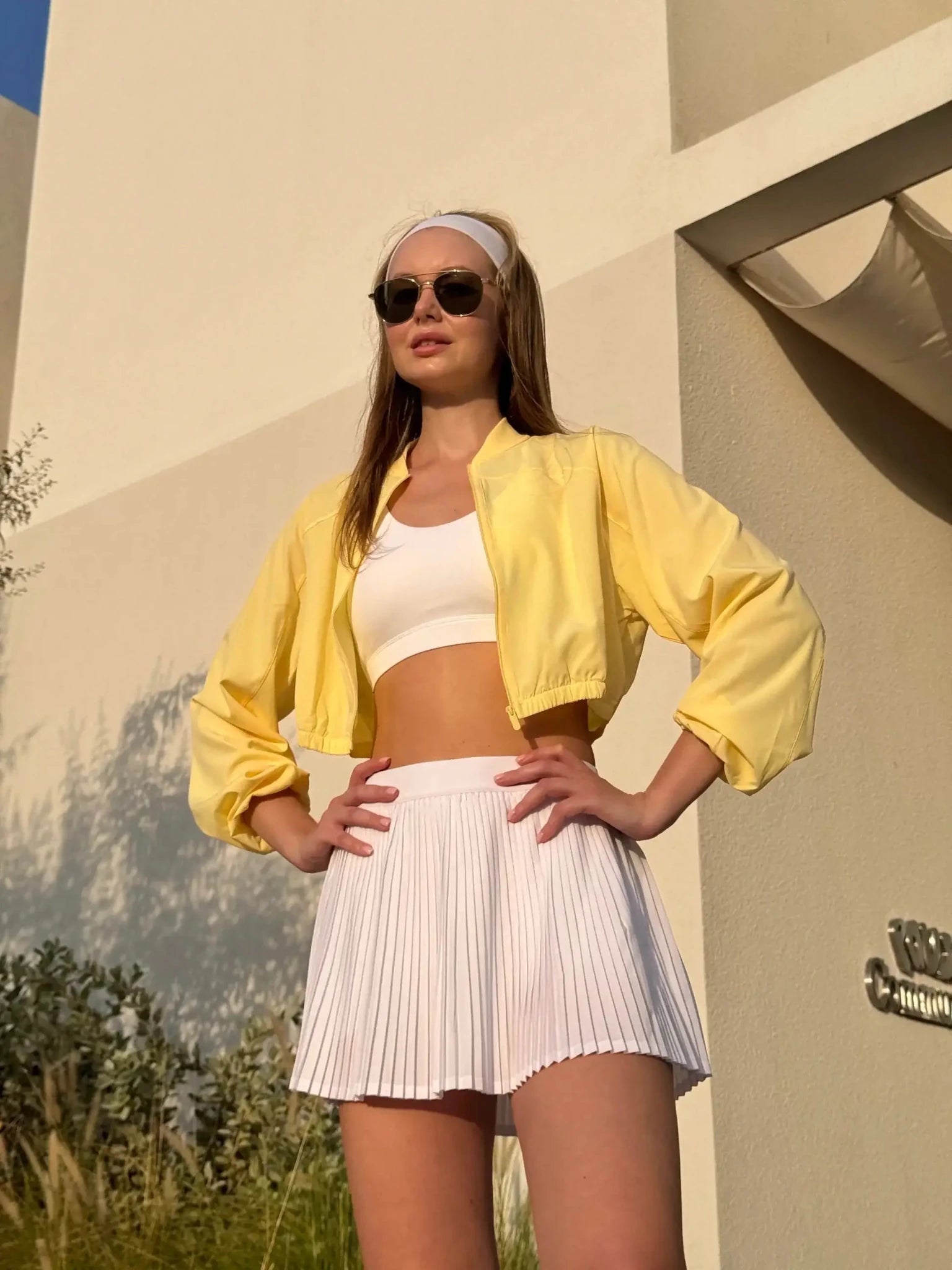 DUNIQ TENNIS & PADEL SKIRT - WHITE - SQOON