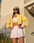 DUNIQ TENNIS & PADEL SKIRT - WHITE - SQOON