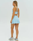DUNIQ TENNIS SKIRT - LIGHT BLUE - SQOON