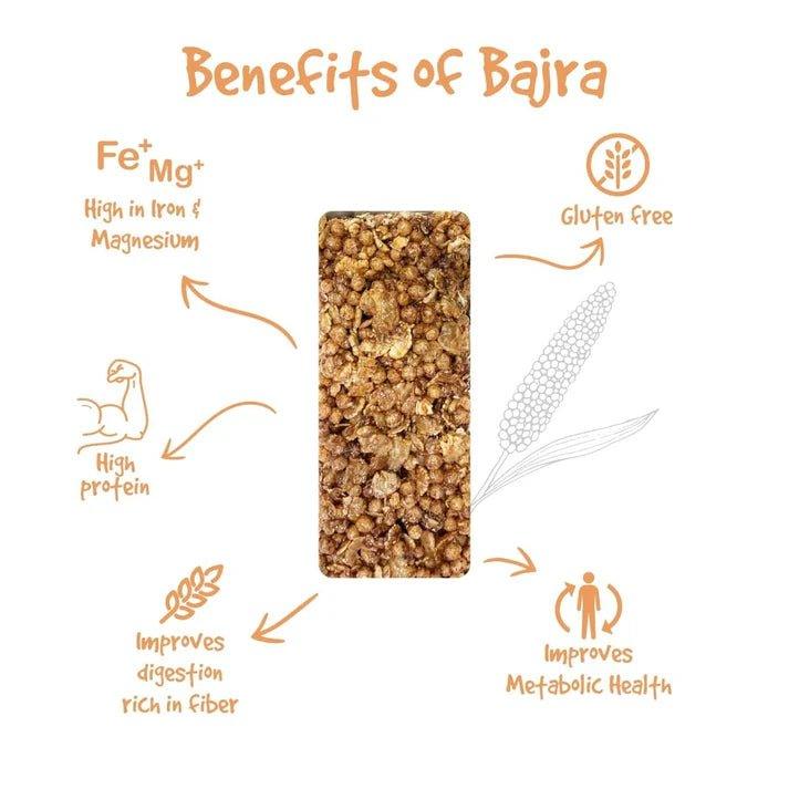 EAT ANYTIME BAJRA MILLET BARS - SQOON