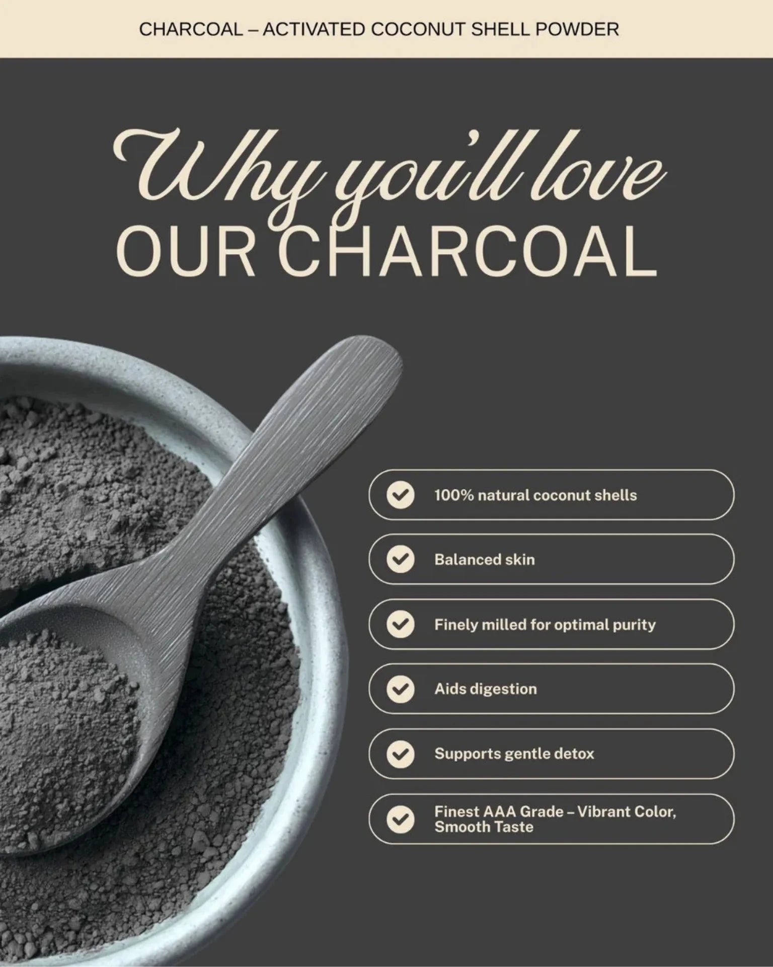 ELEPHANT &amp; FIG TREE ACTIVATED CHARCOAL - SQOON