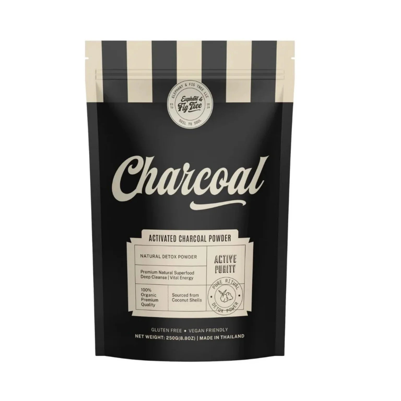 ELEPHANT &amp; FIG TREE ACTIVATED CHARCOAL - SQOON