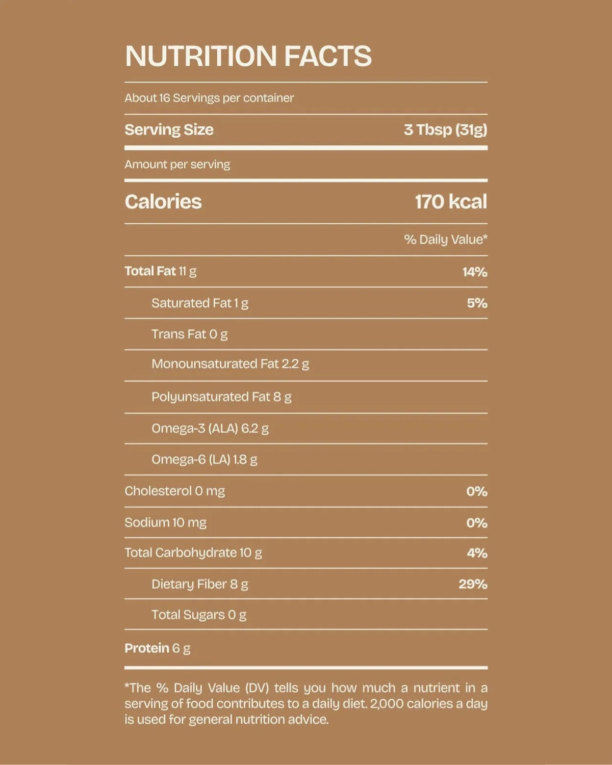 ELEPHANT &amp; FIG TREE BROWN FLAXSEEDS (500g) - SQOON