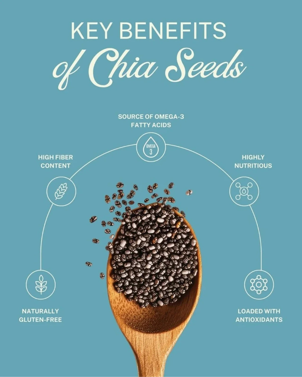 ELEPHANT &amp; FIG TREE ORGANIC CHIA SEEDS (250g) - SQOON