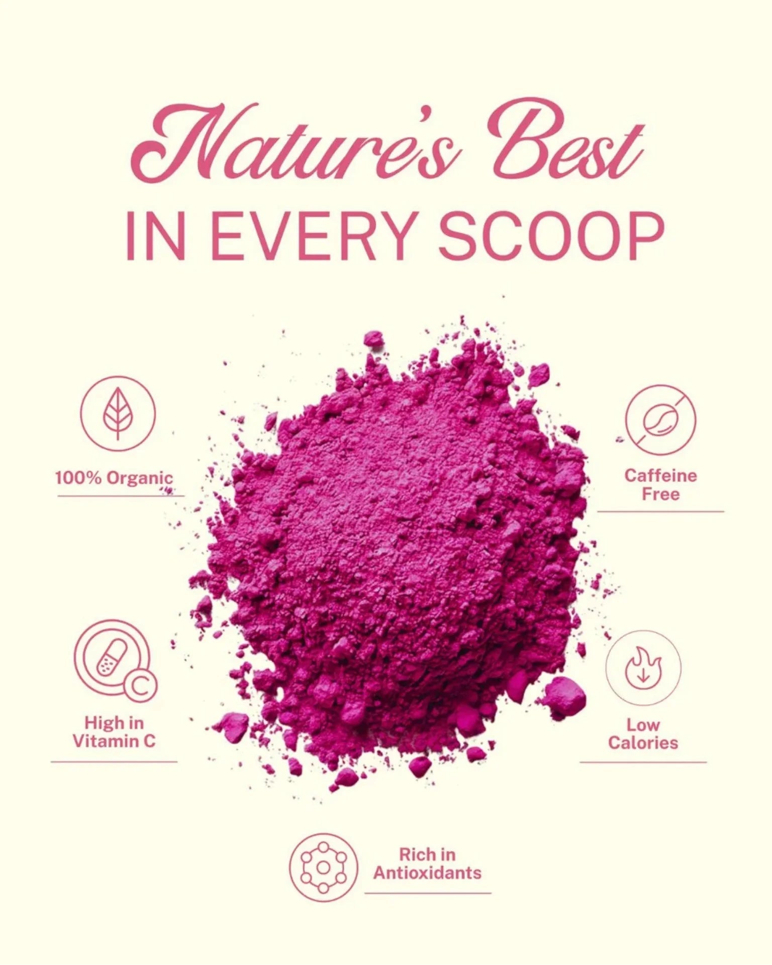 ELEPHANT &amp; FIG TREE PINK PITAYA POWDER (PINK MATCHA) - SQOON