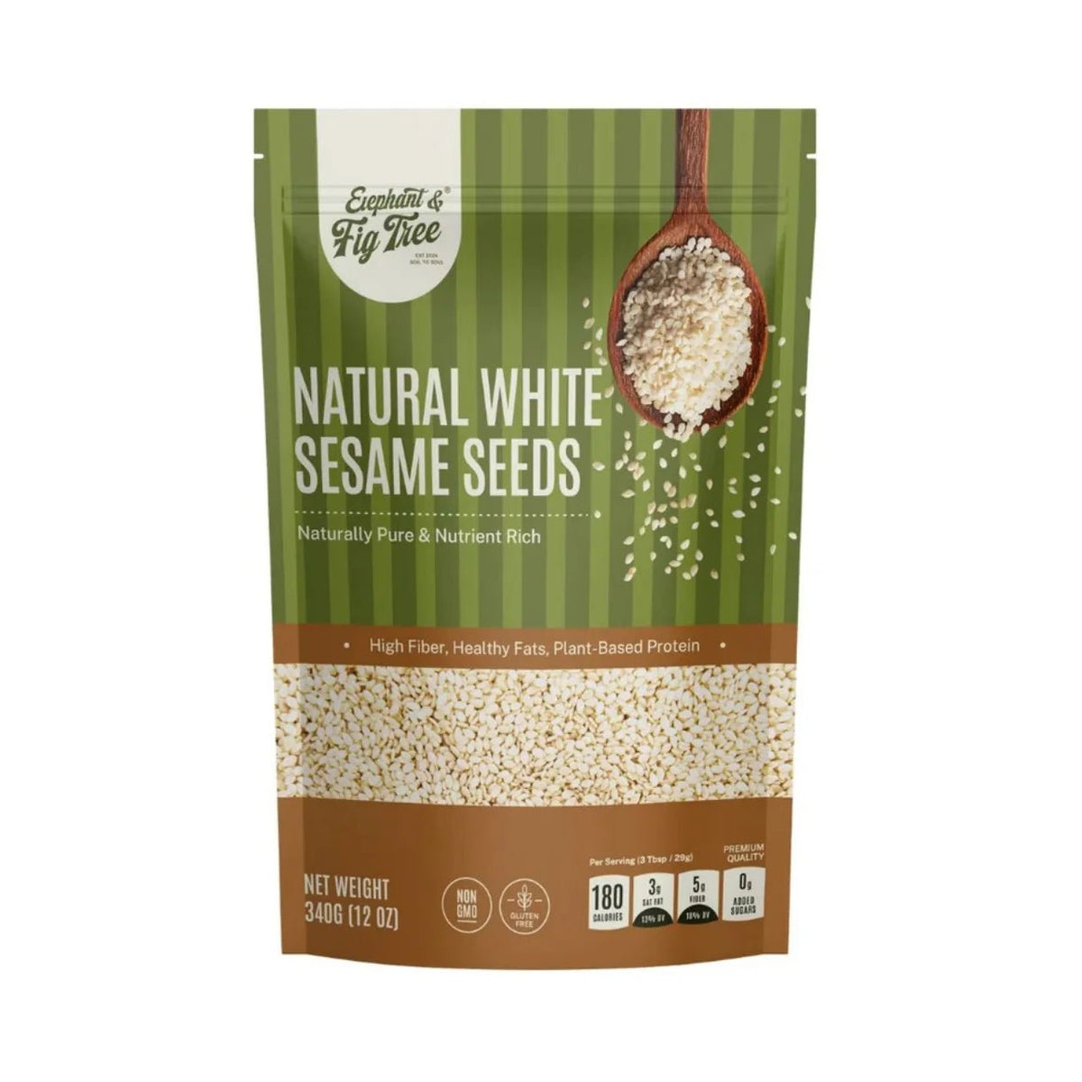 ELEPHANT &amp; FIG TREE SESAME SEEDS (340g) - SQOON