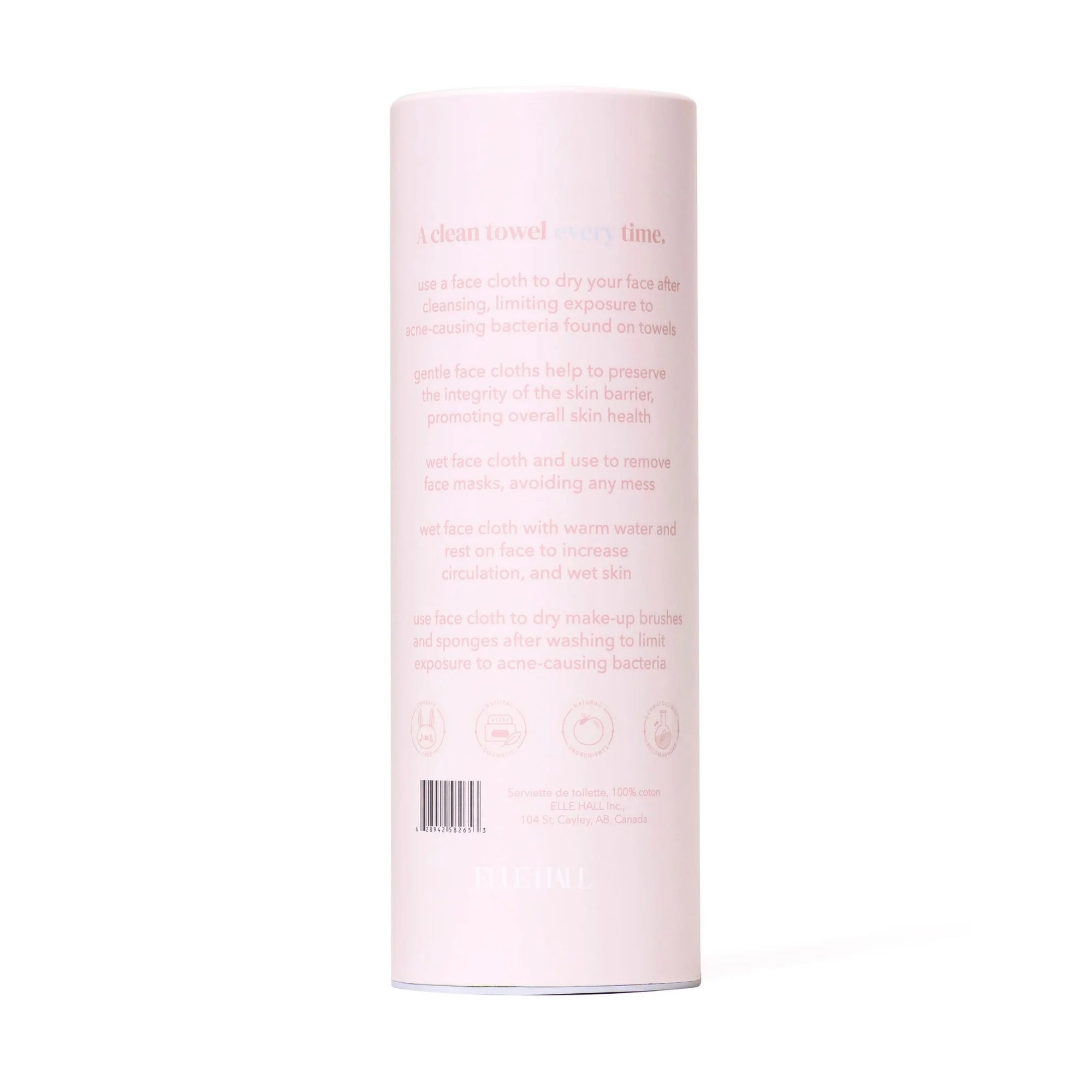 ELLE HALL 100% COTTON FACE CLOTHS (30 TOWELS) - SQOON