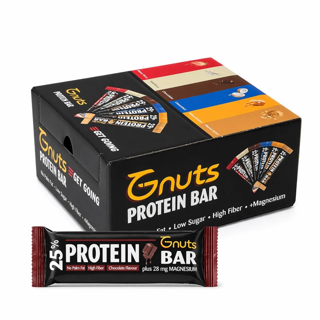 G-NUTS PROTEIN BAR - CHOCOLATE FLAVOR (BOX OF 12) - SQOON