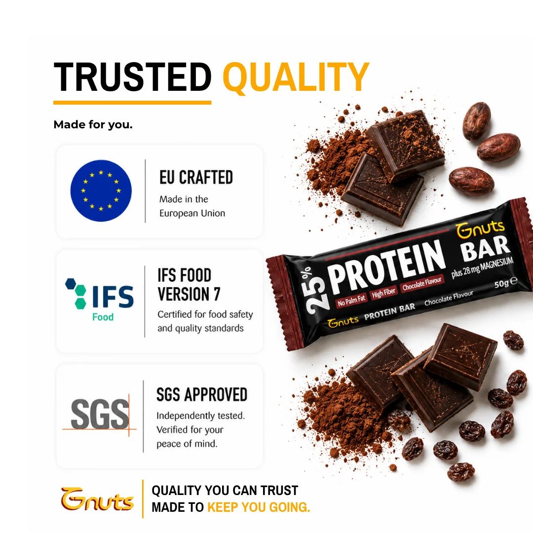 G-NUTS PROTEIN BAR - CHOCOLATE FLAVOR (BOX OF 12) - SQOON