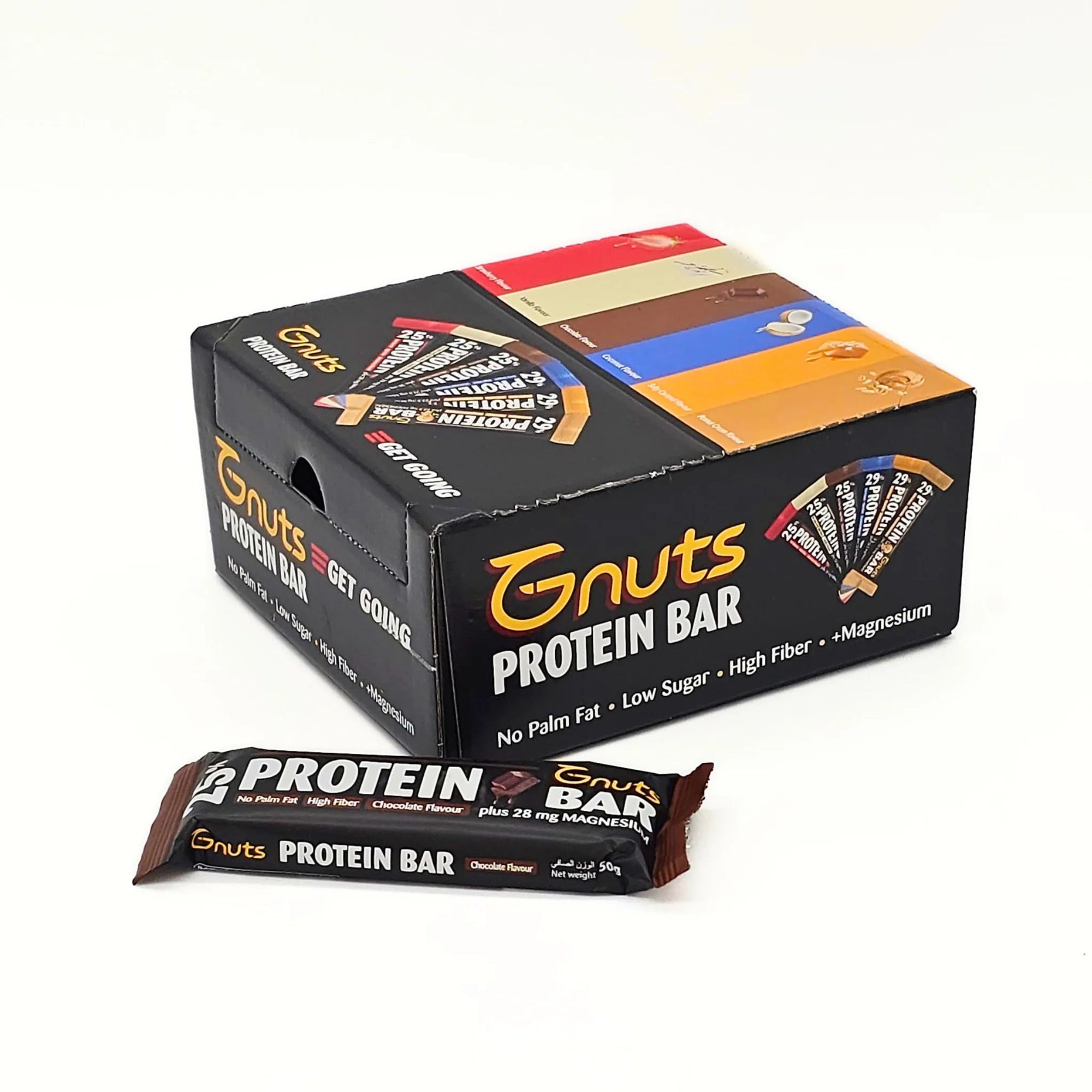 G - NUTS PROTEIN BAR - CHOCOLATE FLAVOR (BOX OF 12) - SQOON