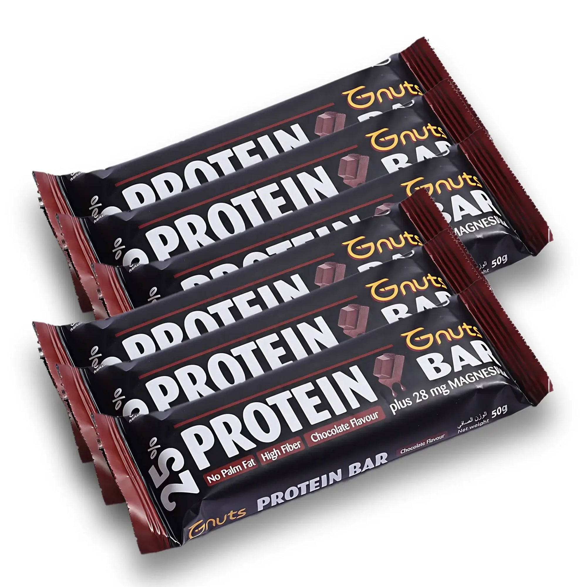 G - NUTS PROTEIN BAR - CHOCOLATE FLAVOR (Pack of 6) - SQOON