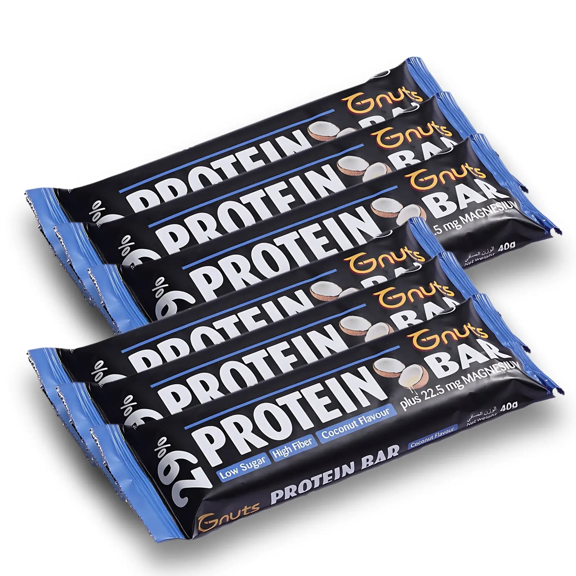 G - NUTS PROTEIN BAR - COCONUT FLAVOR (Pack of 6) - SQOON