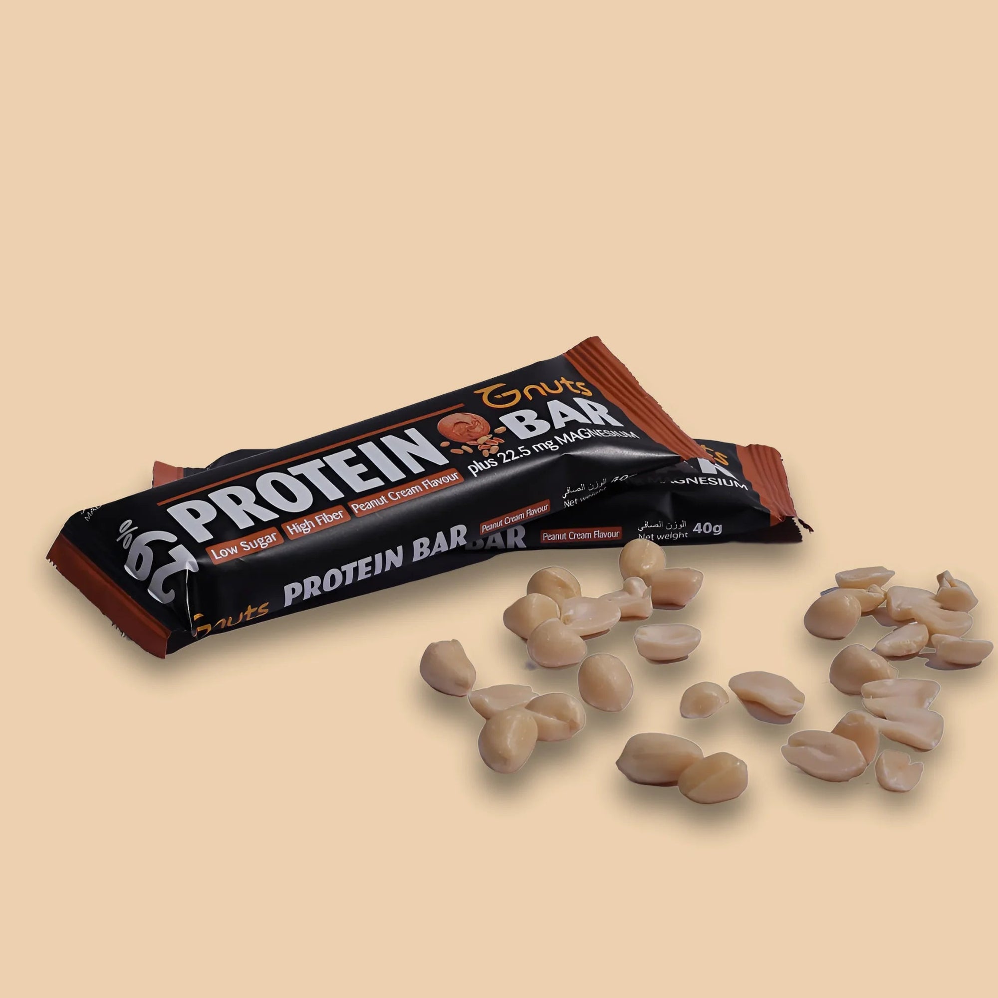 G - NUTS PROTEIN BAR - PEANUT CREAM FLAVOR - SQOON