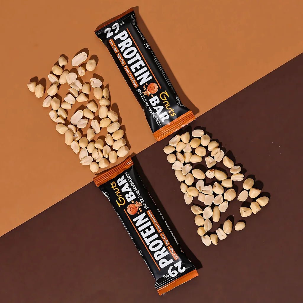 G - NUTS PROTEIN BAR - PEANUT CREAM FLAVOR (BOX OF 12) - SQOON