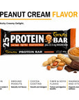 G-NUTS PROTEIN BAR - PEANUT CREAM FLAVOR (BOX OF 12) - SQOON