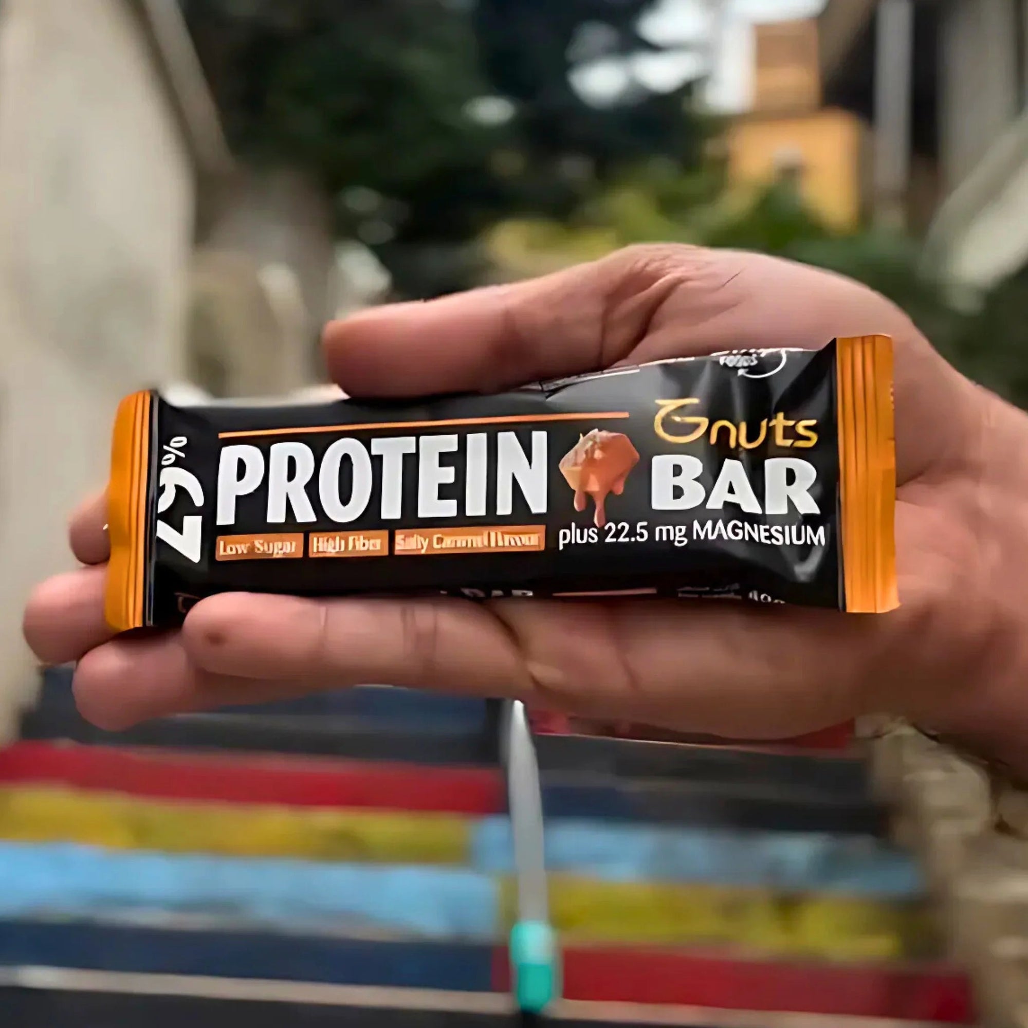 G - NUTS PROTEIN BAR - SALTY CARAMEL FLAVOR - SQOON