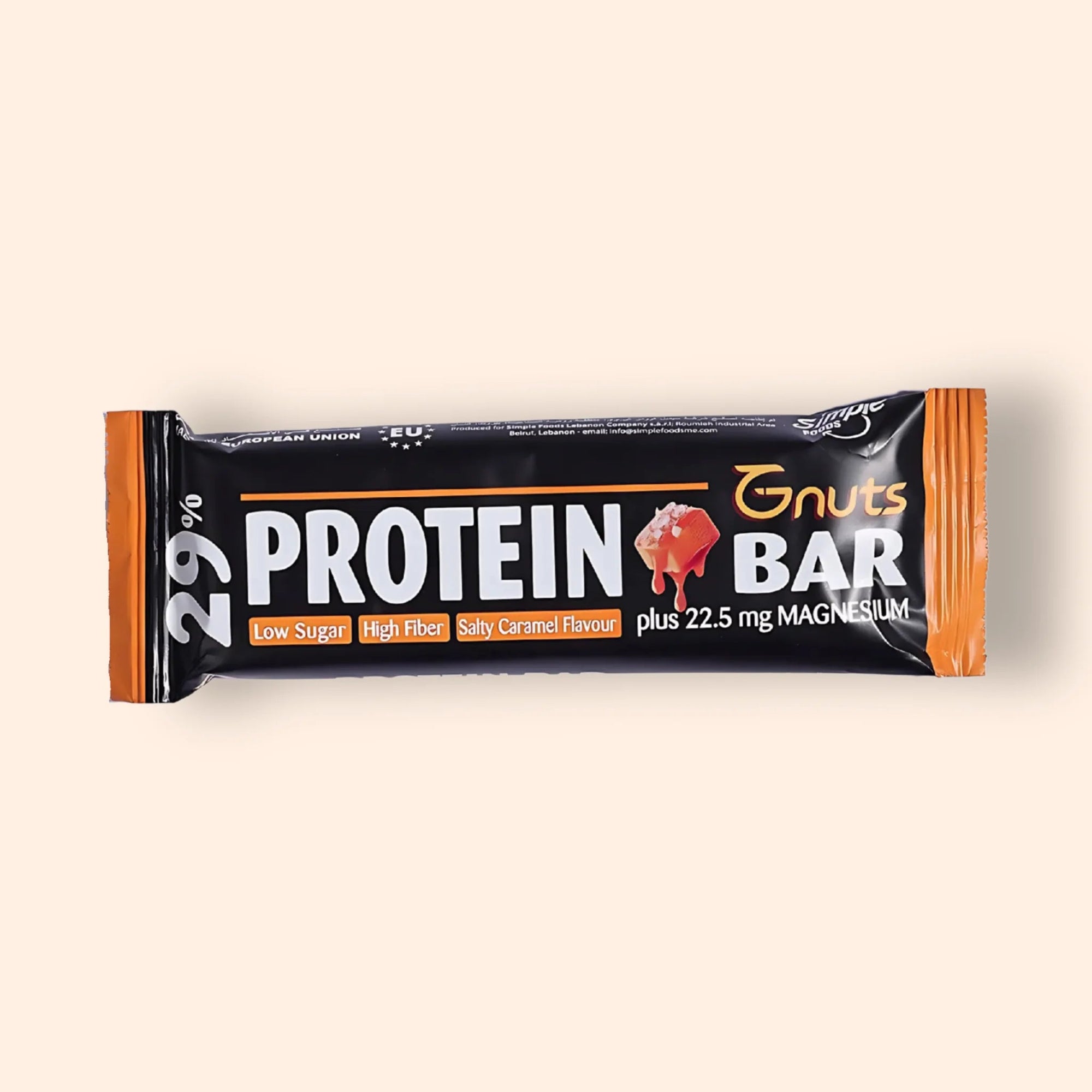 G - NUTS PROTEIN BAR - SALTY CARAMEL FLAVOR - SQOON
