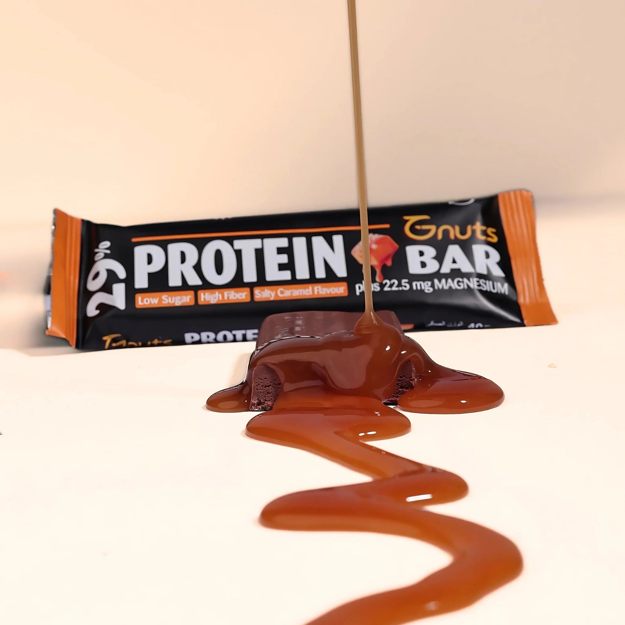 G - NUTS PROTEIN BAR - SALTY CARAMEL FLAVOR - SQOON