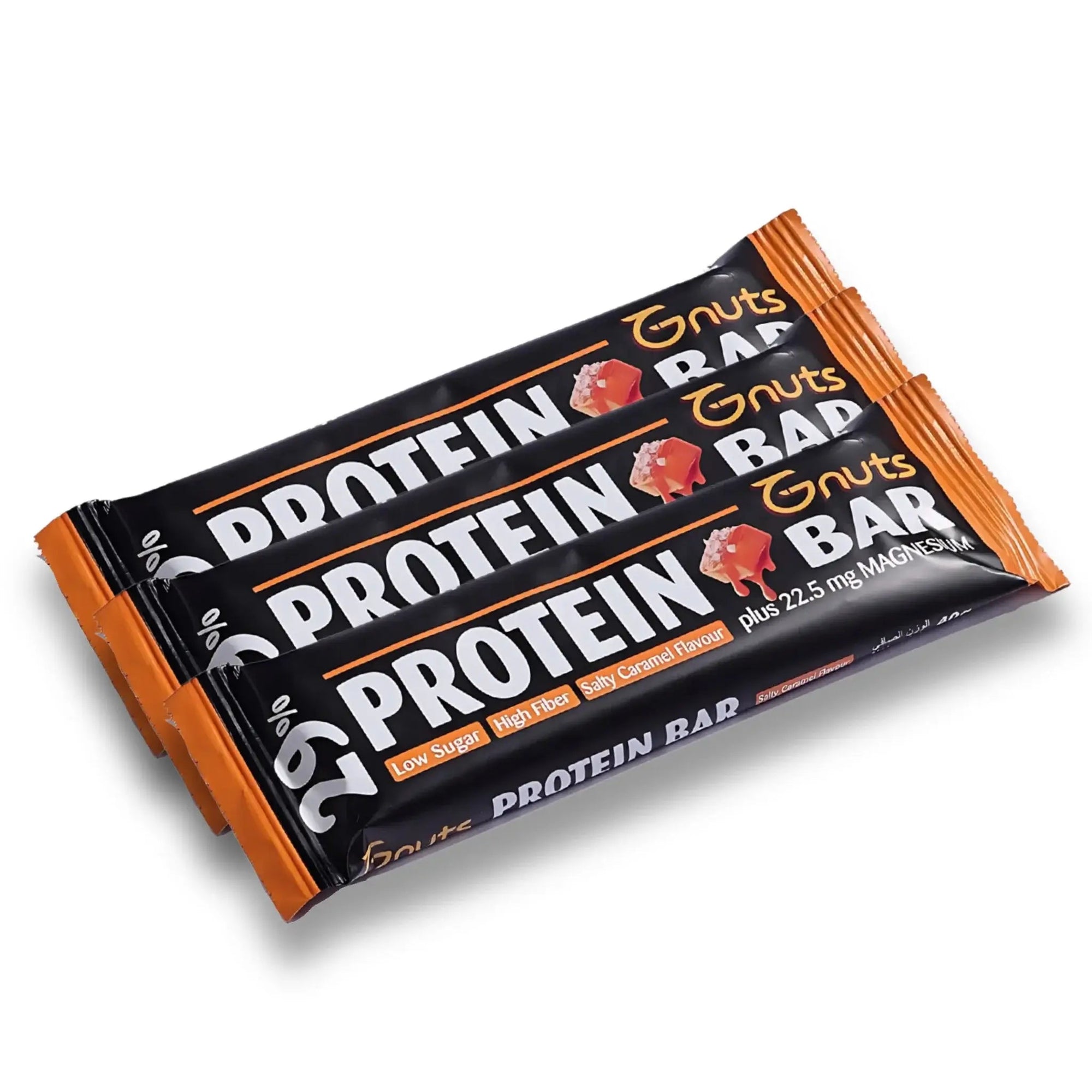 G - NUTS PROTEIN BAR - SALTY CARAMEL FLAVOR (Pack of 3) - SQOON