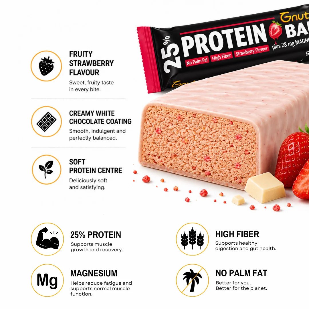G-NUTS PROTEIN BAR - STRAWBERRY FLAVOR (Pack of 6) - SQOON