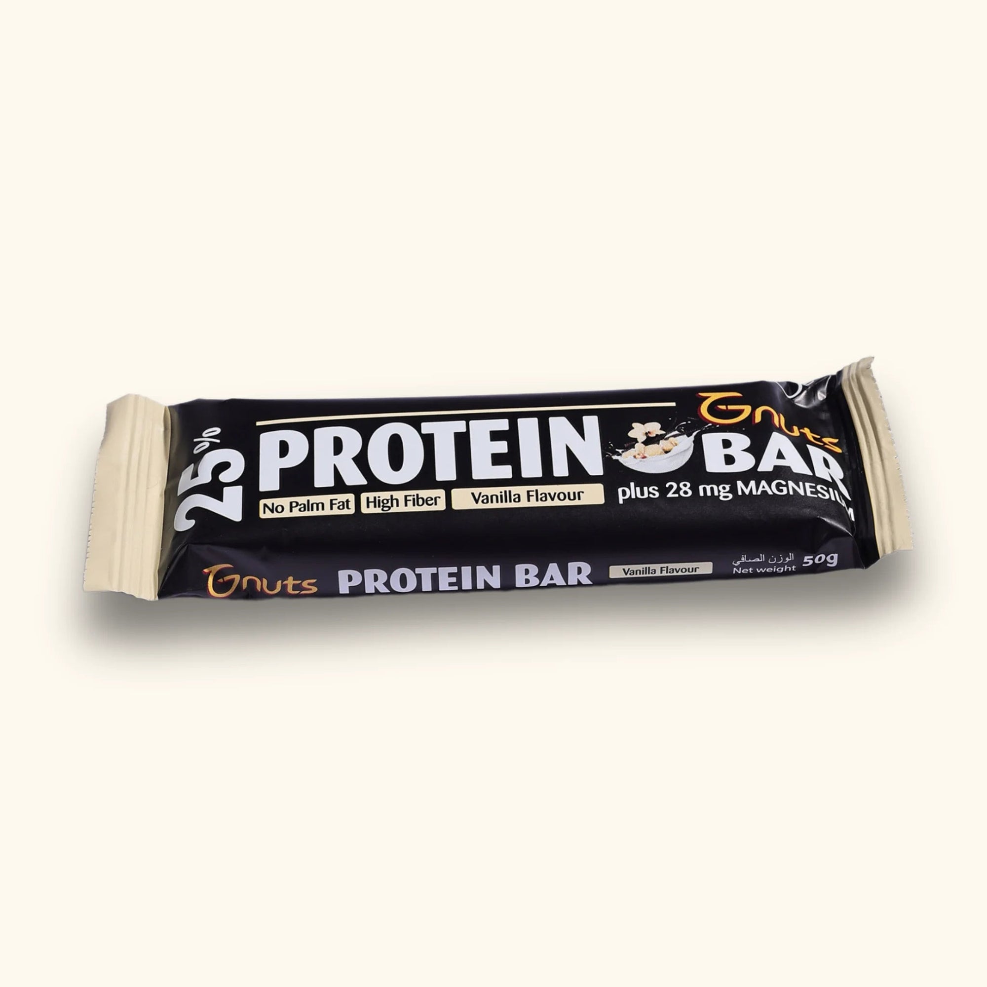 G - NUTS PROTEIN BAR - VANILLA FLAVOR - SQOON