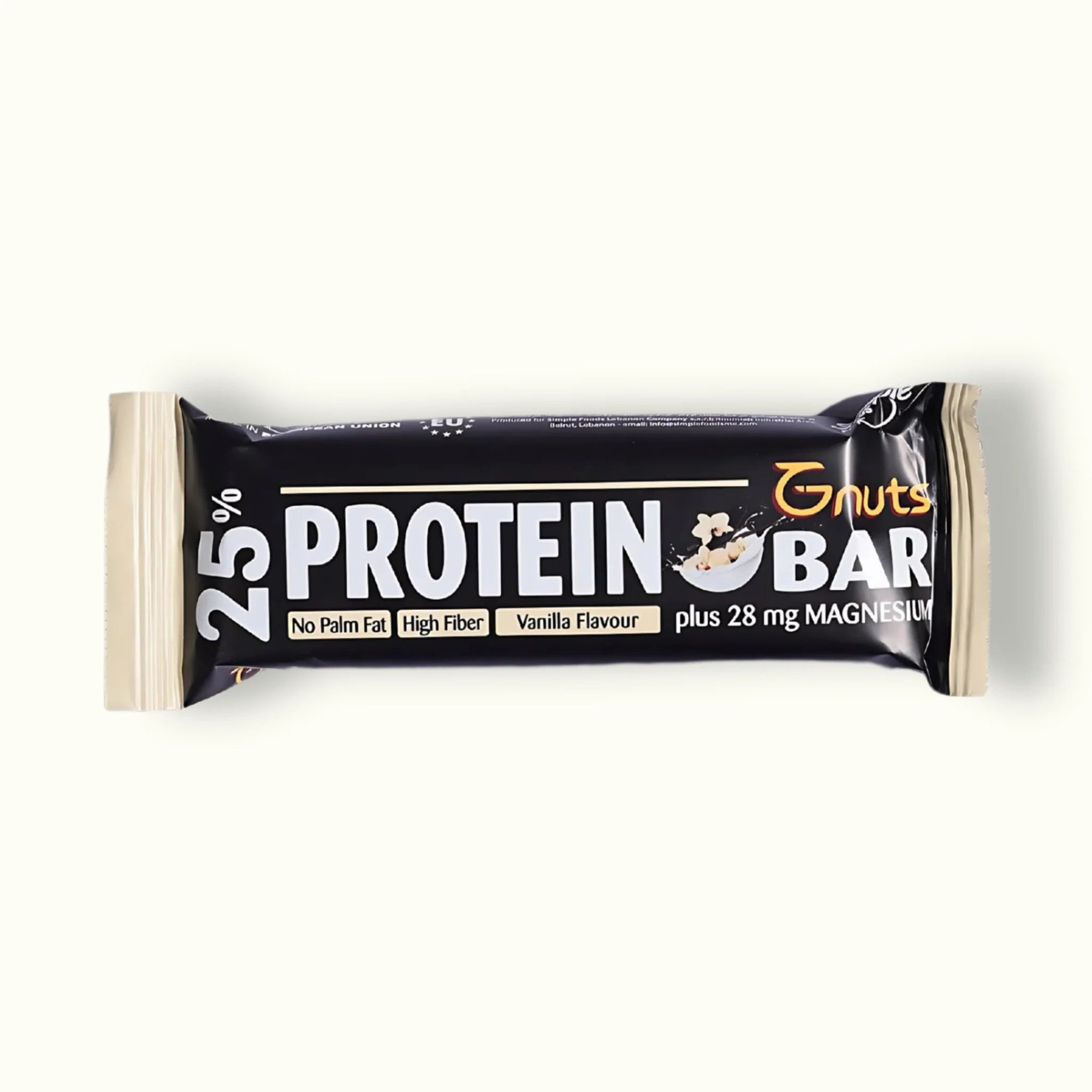G - NUTS PROTEIN BAR - VANILLA FLAVOR - SQOON